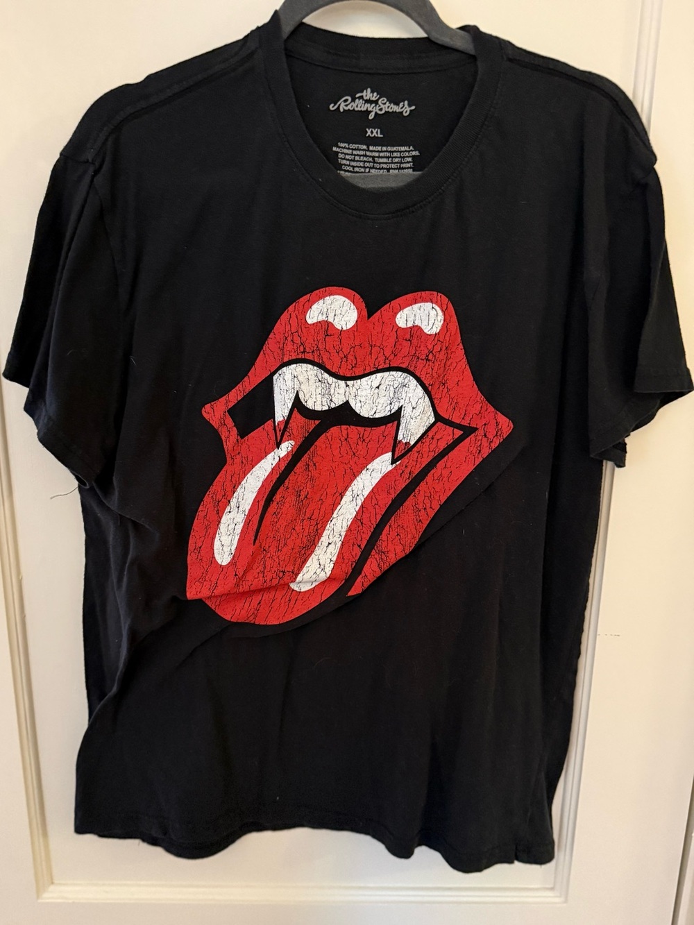 The Rolling Stones band T-shirt  with  Iconic Tongue as a vampire - Halloween
